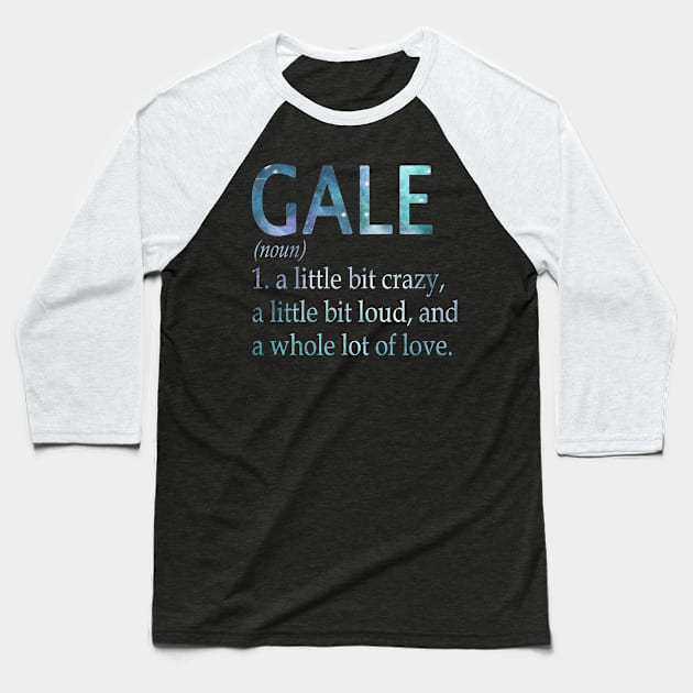 Gale Baseball T-Shirt by Guitar Hero-Typography 